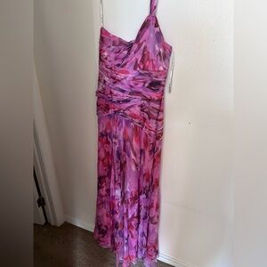 ML by Monique Lhullier silk floral gown